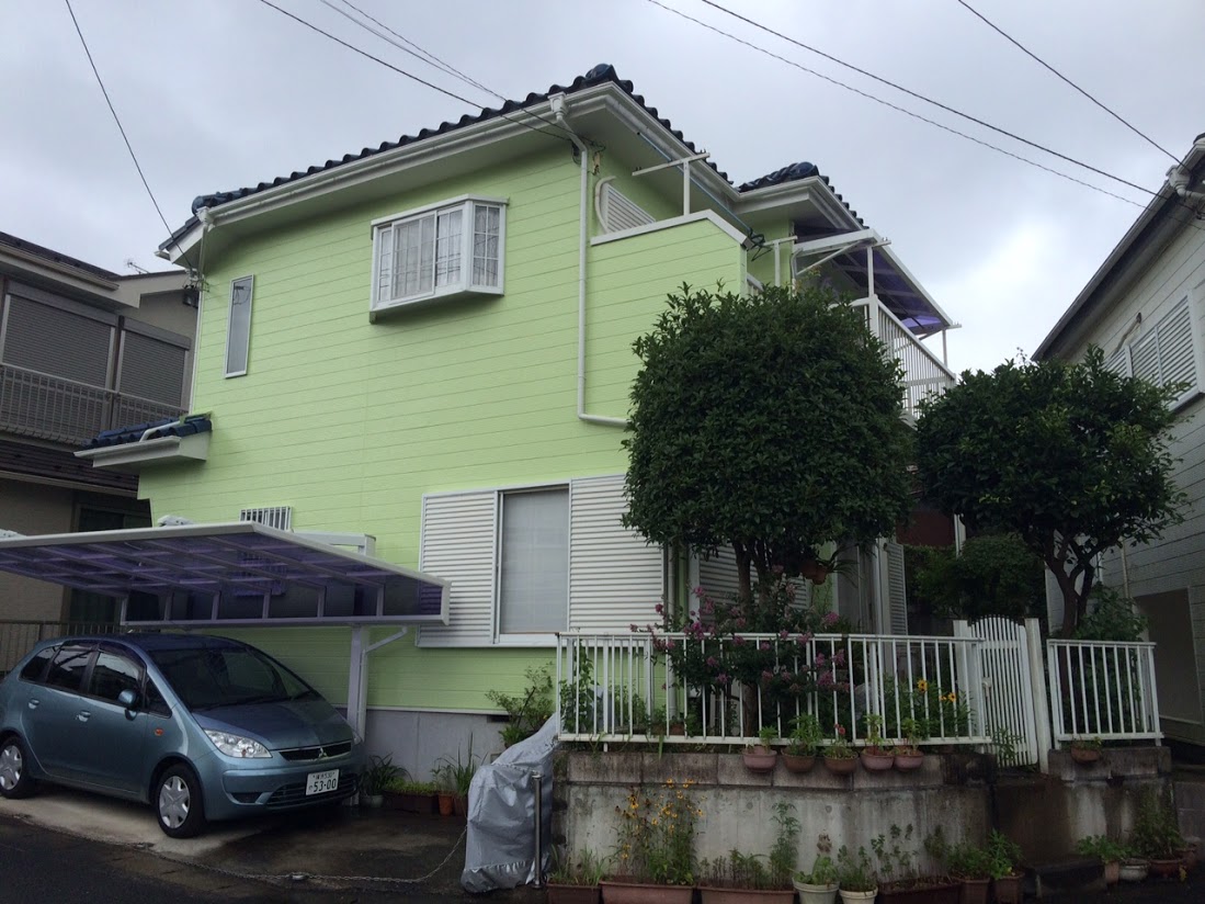 お客様の声｜塗装7年で塗膜剥離したお宅の外壁塗装 神奈川県横浜市のK.N様邸施工後